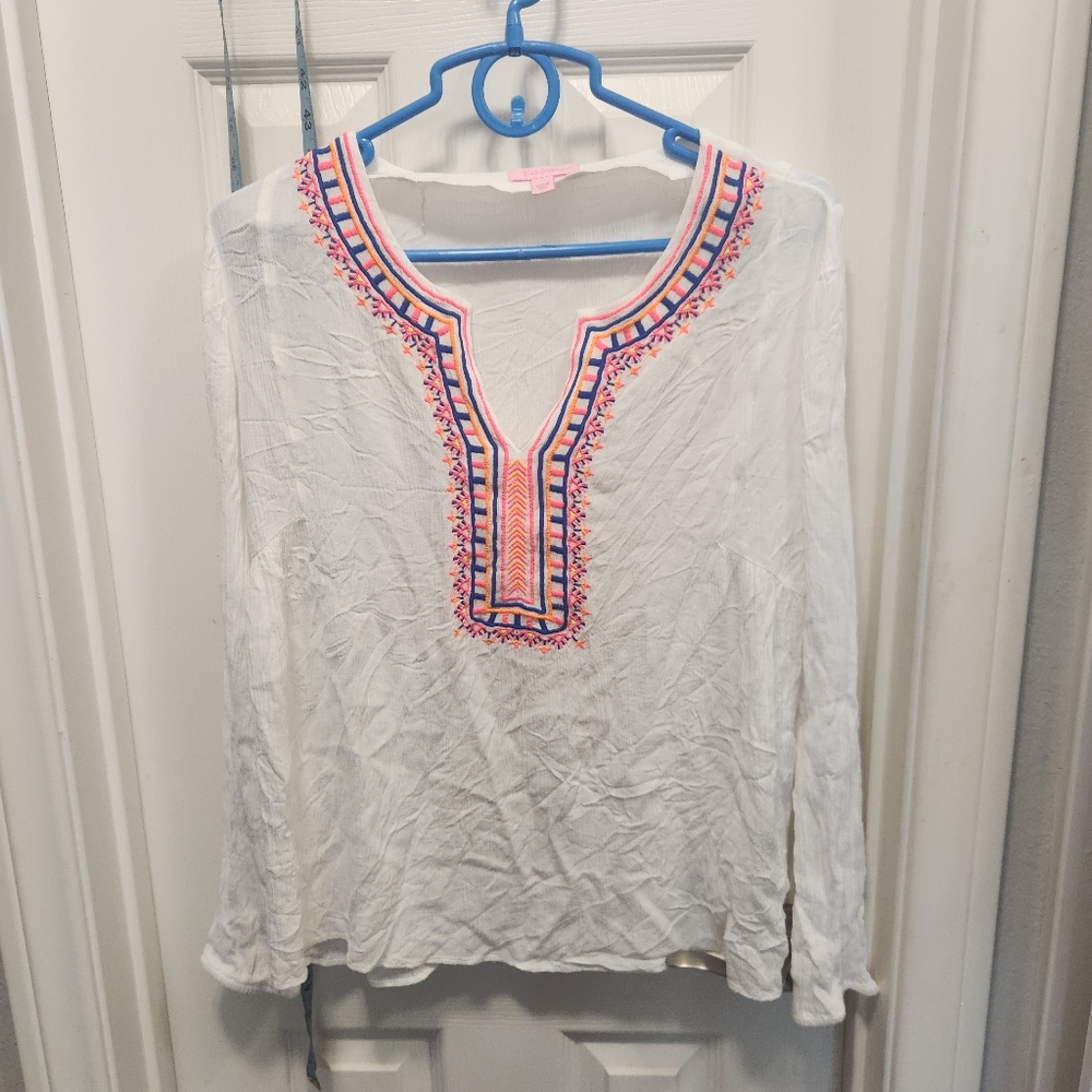 Lilly pulitzer tunic top size s